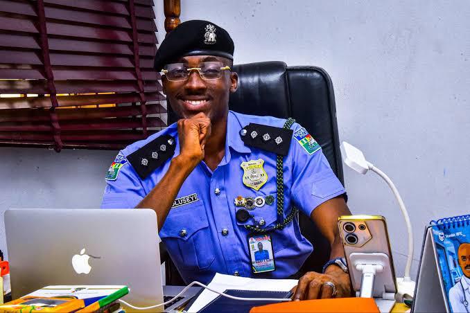 Ogun State Police officers during a security operation in Atan-Ota.